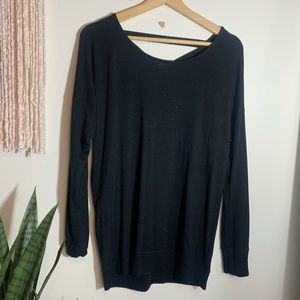 Athleta criss cross sweatshirt